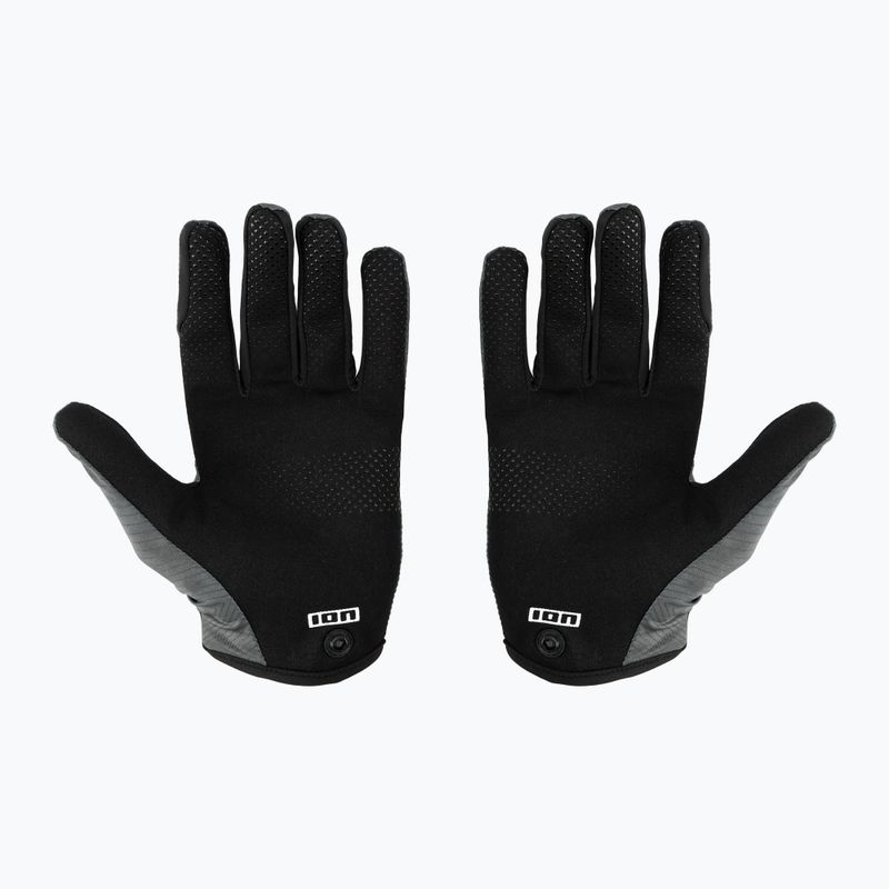 Mănuși pentru sporturi nautice ION Amara cu degetul întreg negru-gri 48230-4141 2