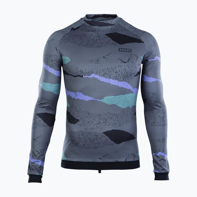 Longsleeve de înot pentru bărbați ION Lycra Maze dark collage