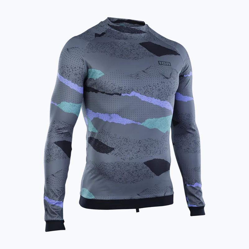 Longsleeve de înot pentru bărbați ION Lycra Maze dark collage 2
