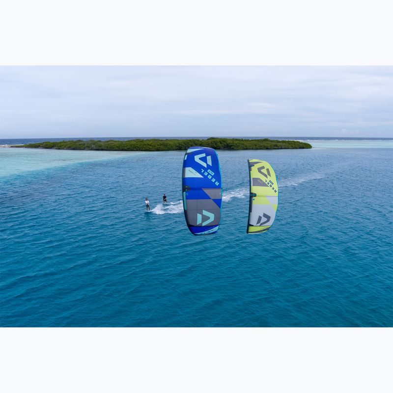 DUOTONE Kite Rebel SLS 2024 lime/gri închis 7