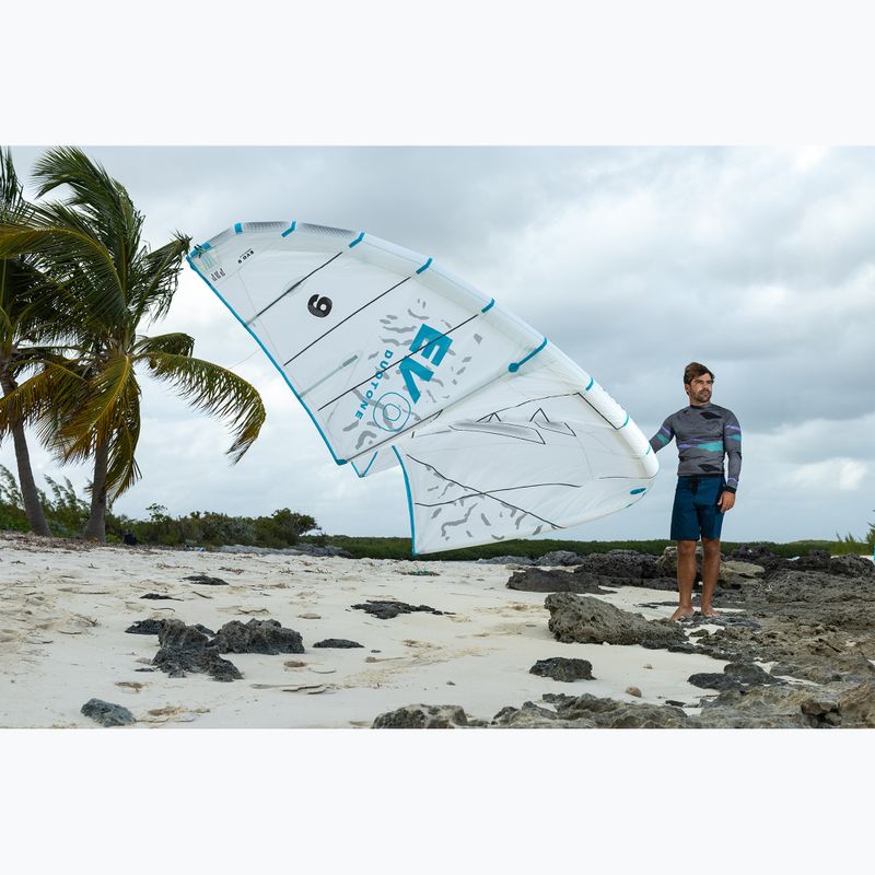 Zmeu de kitesurfing DUOTONE Evo Concept Blue 2024 undyed white 8