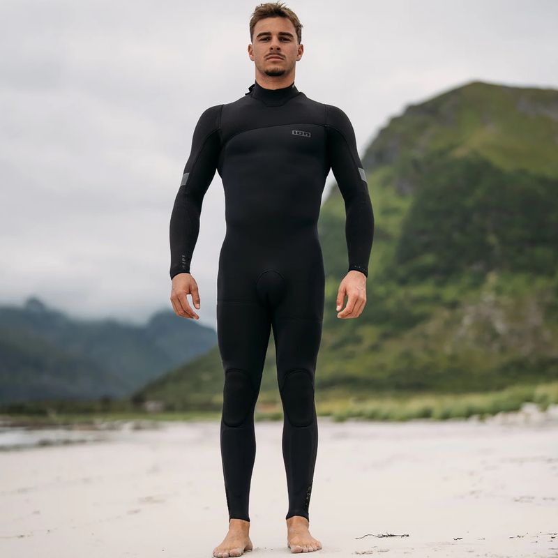 Costum de înot pentru bărbați Ion Seek Amp 4/3 Back Zip black 5