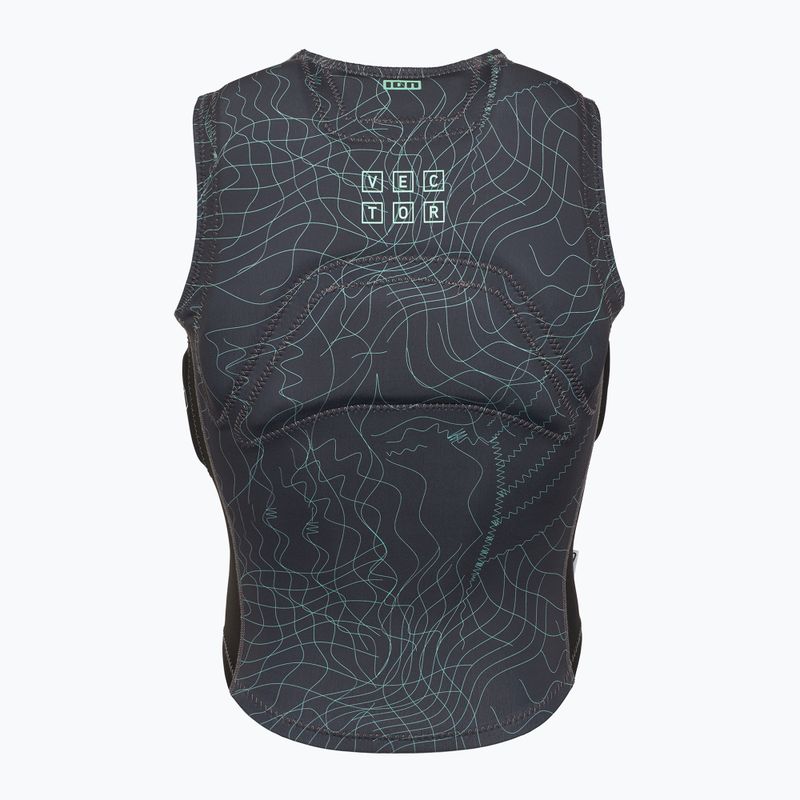 Vestă de protecție pentru bărbați ION Vector Core Front Zip distorted grey 2