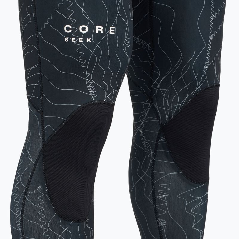 Spumă de înot pentru bărbați ION Seek Core 3/2 mm Front Zip distorted black 6
