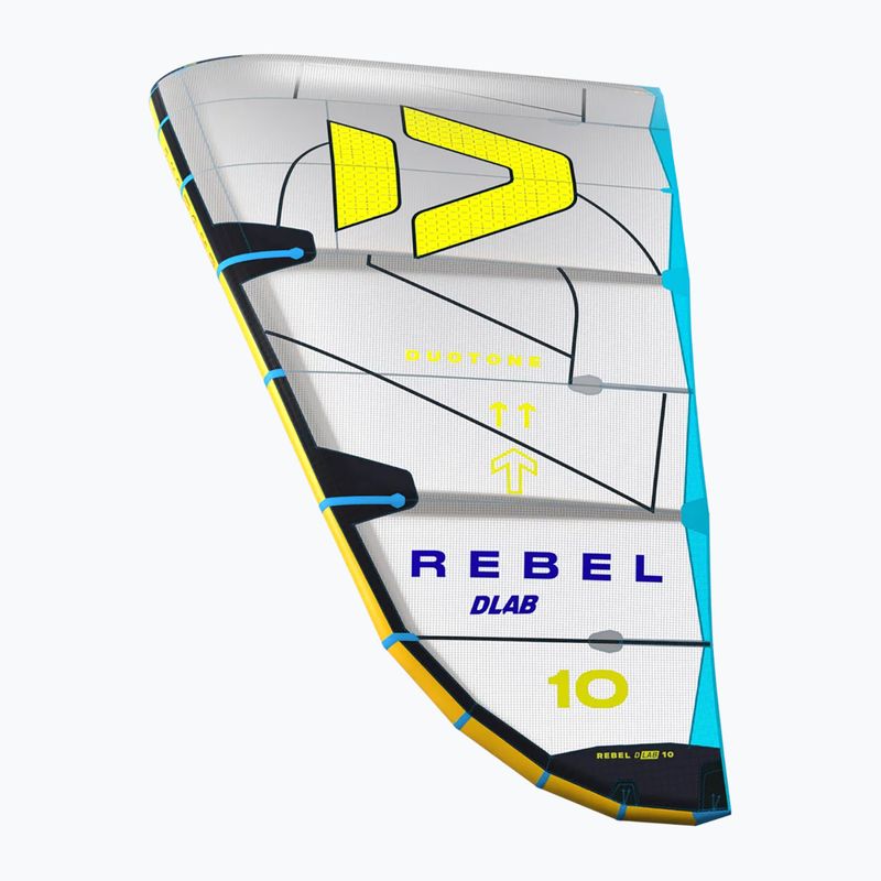 Zmeu de kitesurfing DUOTONE Rebel D/Lab 2025 grey/lime 3