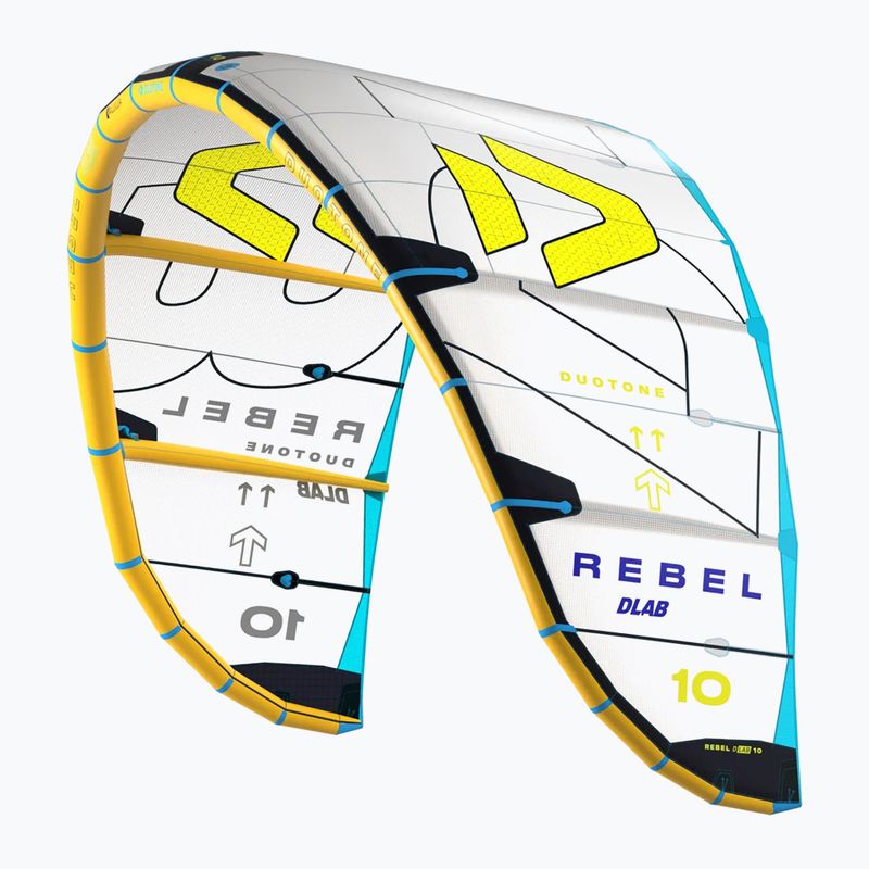Zmeu de kitesurfing DUOTONE Rebel D/Lab 2025 light grey/lime