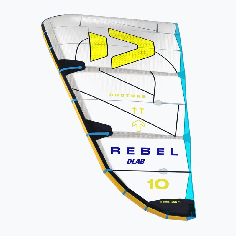 Zmeu de kitesurfing DUOTONE Rebel D/Lab 2025 light grey/lime 3
