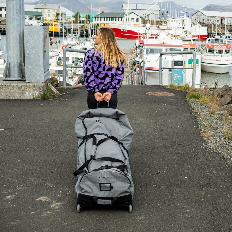 Husă pentru placă de kitesurfing ION Gearbag Kite Core Golf sage grey 5