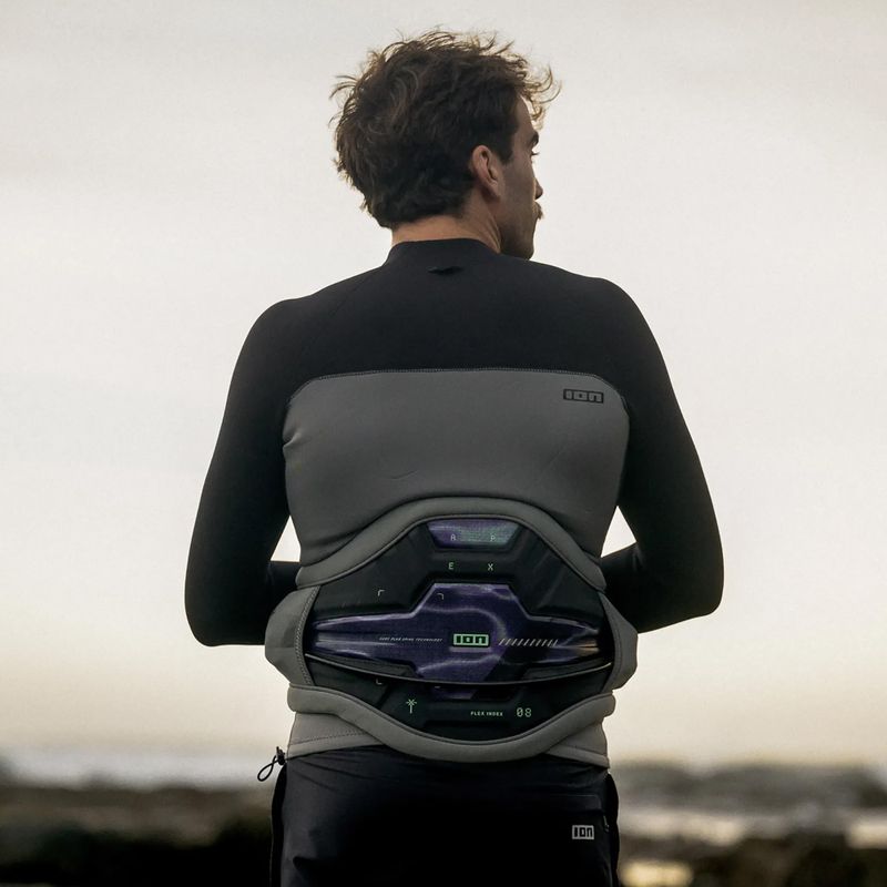 Trapez de kitesurf pentru bărbați ION Kite Waist Apex sage grey 6
