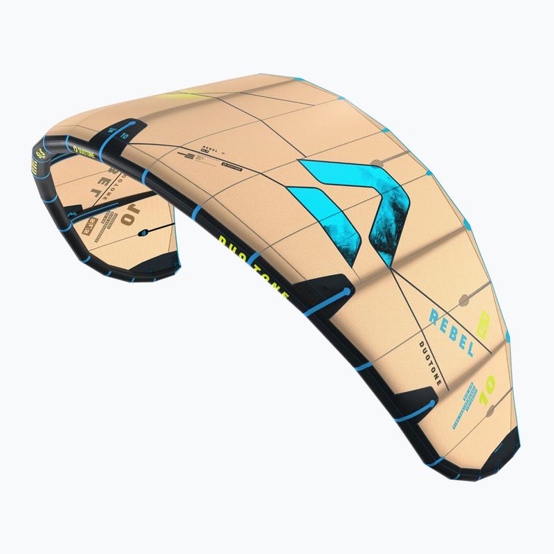 Zmeu de kitesurfing DUOTONE Rebel SLS 2026 sand/turquoise 2