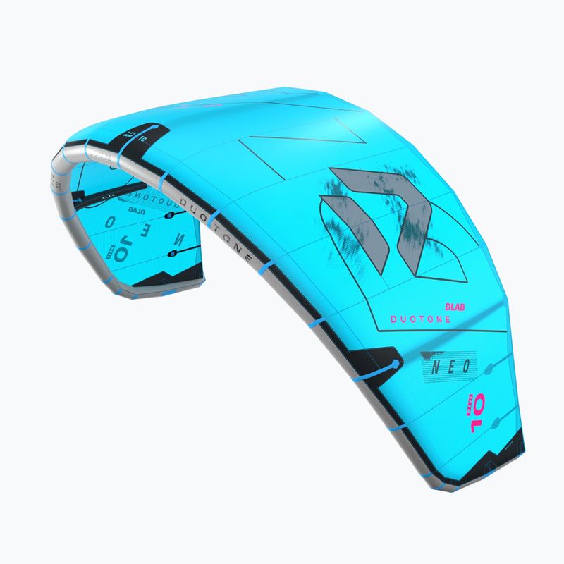 Zmeu de kitesurfing Duotone Neo D/LAB turquoise/grey 2