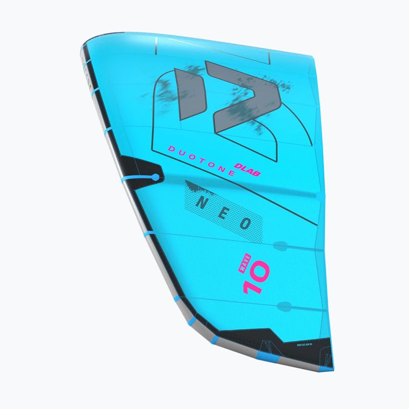 Zmeu de kitesurfing Duotone Neo D/LAB turquoise/grey 3