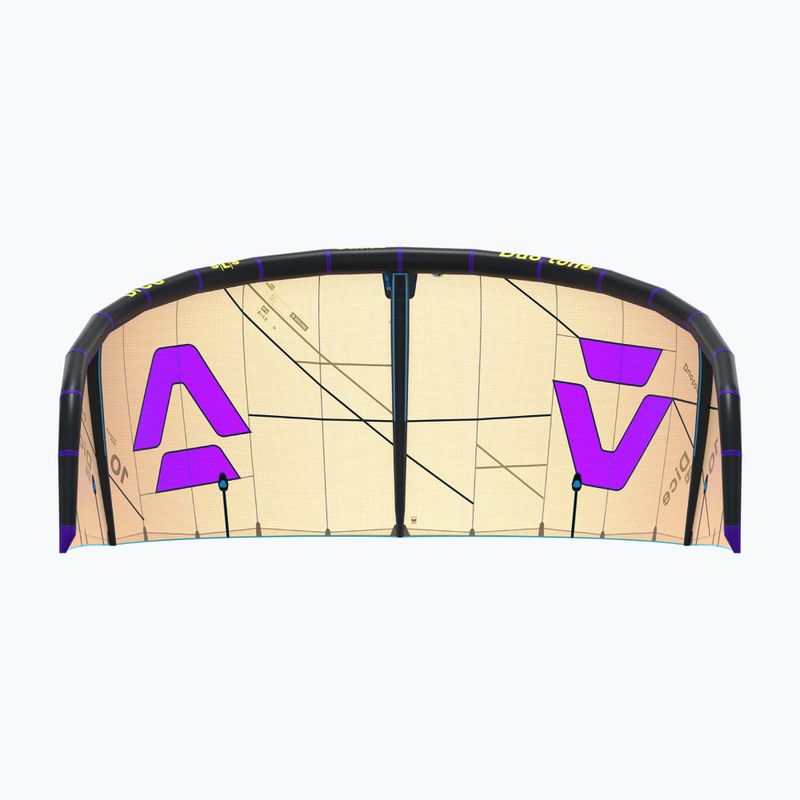 Zmeu de kitesurfing Duotone Dice SLS sand/purple 4