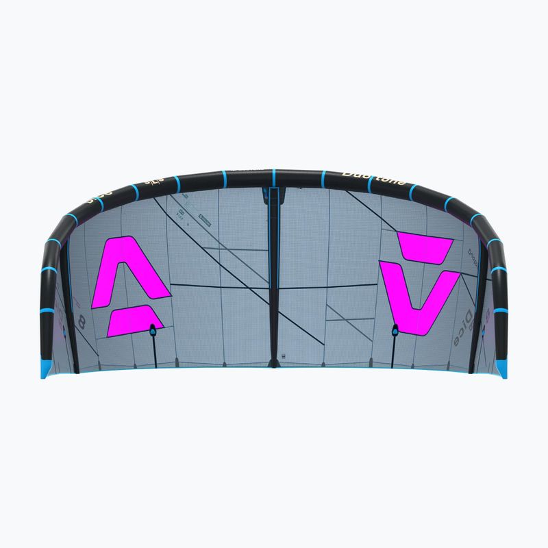 Zmeu de kitesurfing Duotone Dice SLS dark grey/pink 4