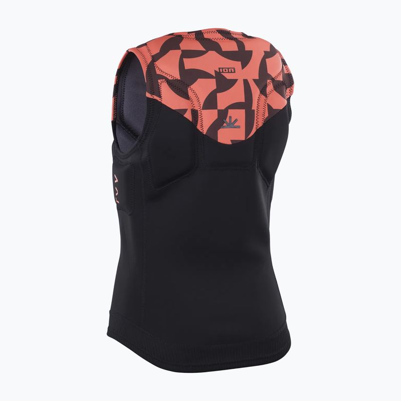 Vestă de protecție pentru femei ION Ivy Front Zip tiger coral 2