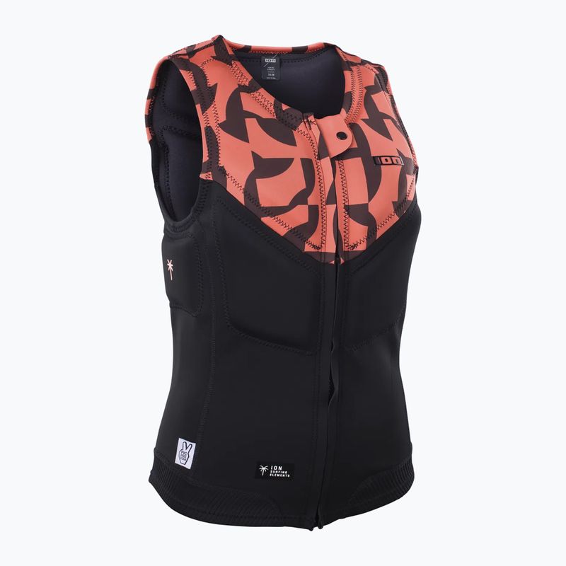 Vestă de protecție pentru femei ION Ivy Front Zip tiger coral 3