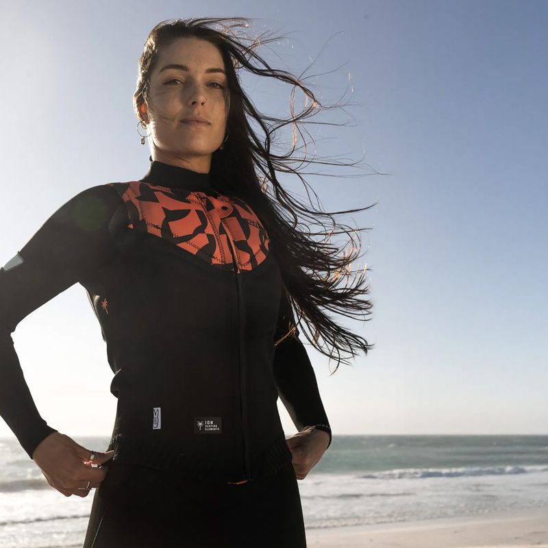 Vestă de protecție pentru femei ION Ivy Front Zip tiger coral 7