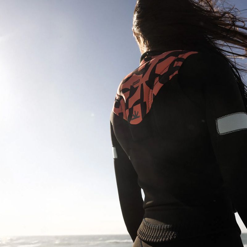 Vestă de protecție pentru femei ION Ivy Front Zip tiger coral 8