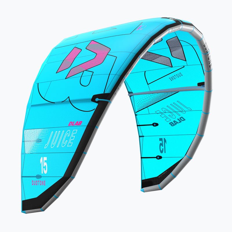 Zmeu de kitesurfing Duotone Juice D/LAB turquoise/grey 2