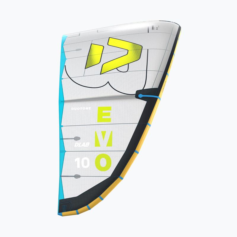 Zmeu de kitesurfing Duotone Evo D/LAB grey/lime 3
