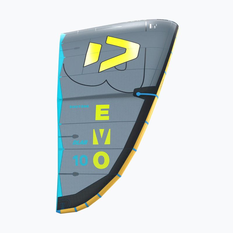 Zmeu de kitesurfing Duotone Evo D/LAB dark grey/lime 3
