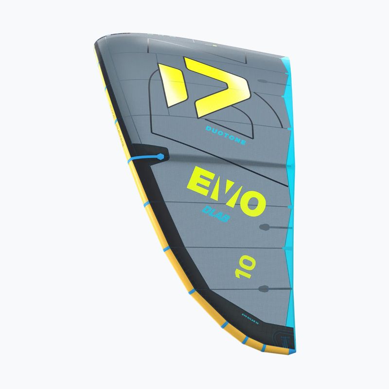 Zmeu de kitesurfing Duotone Evo D/LAB dark grey/lime 4