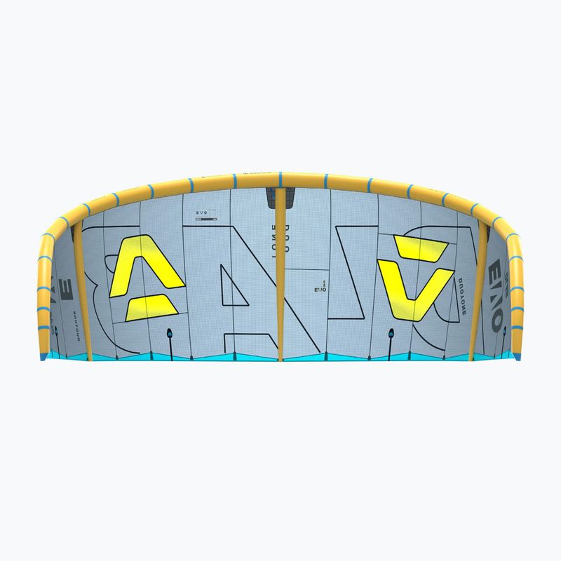 Zmeu de kitesurfing Duotone Evo D/LAB dark grey/lime 6