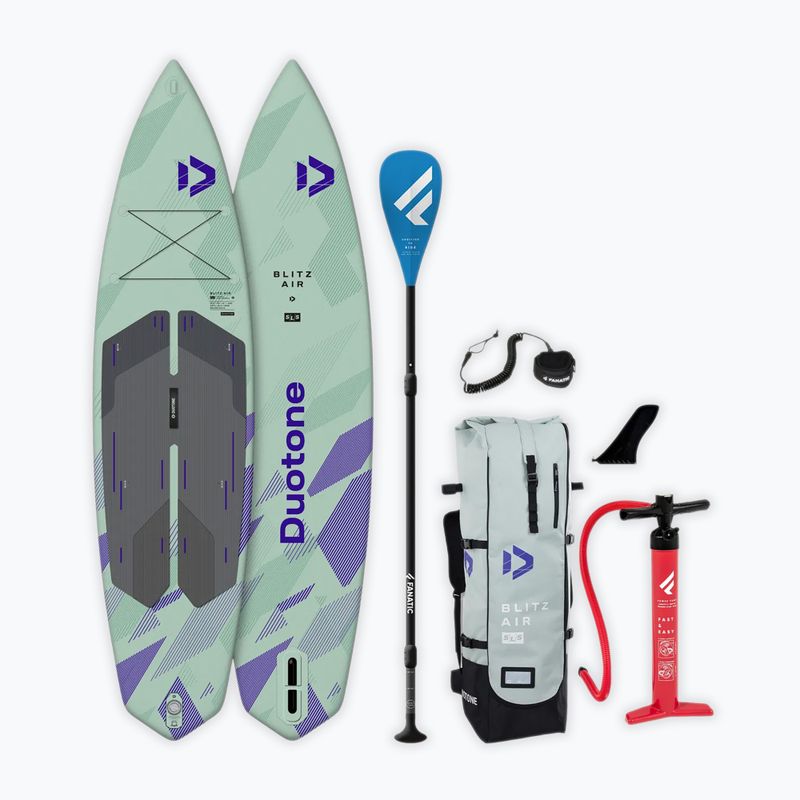 Set placă SUP gonflabilă DUOTONE iSUP Package Blitz Air SLS pale green