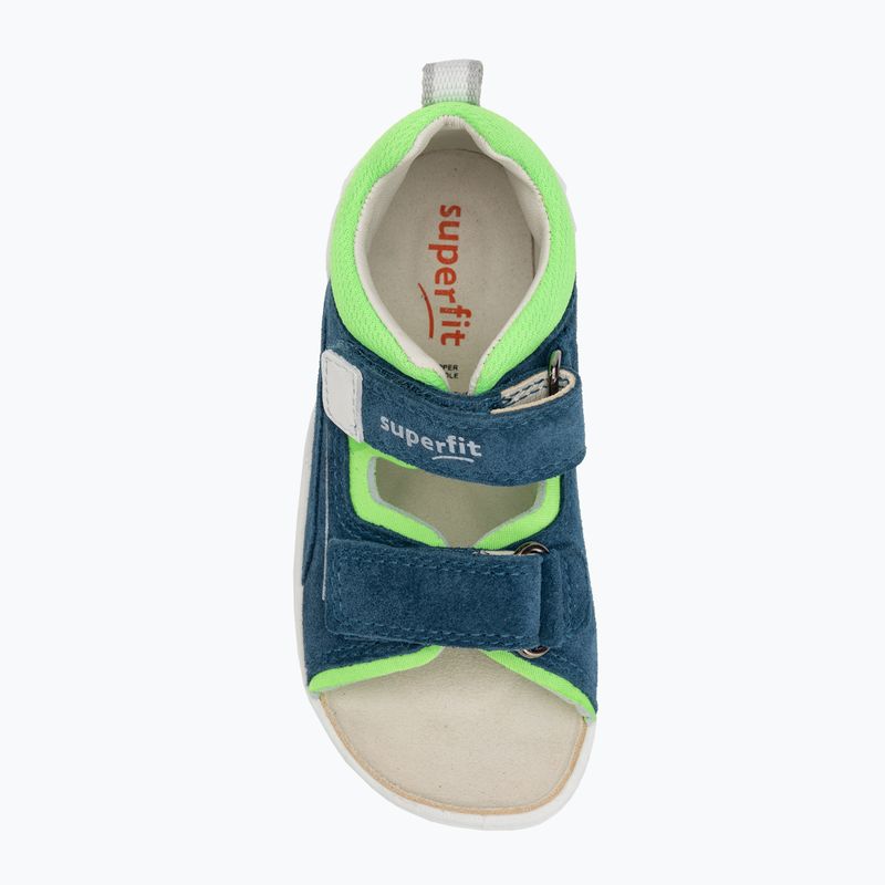 Sandale pentru copii Superfit Flow blue/light green 5