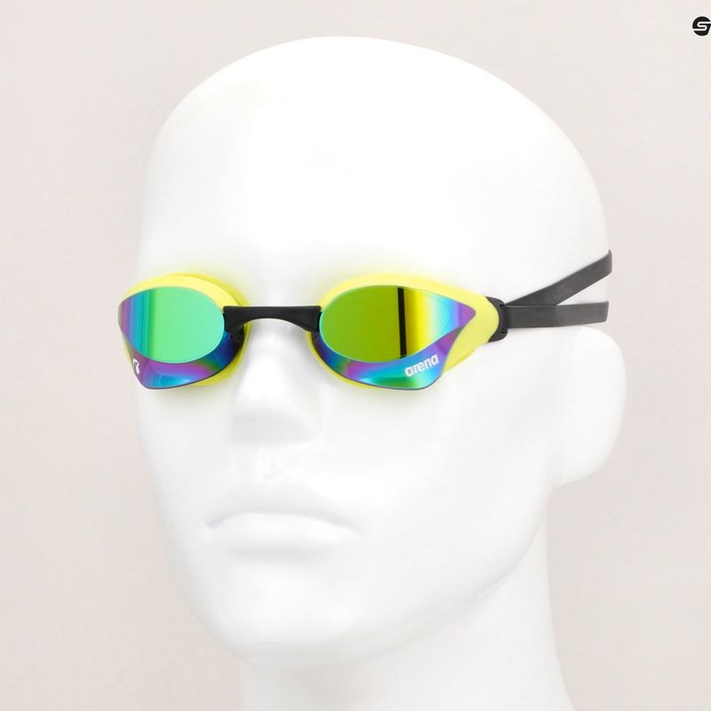 Ochelari de înot Arena Cobra Core Swipe Oglindă smarald/cyber lime 7