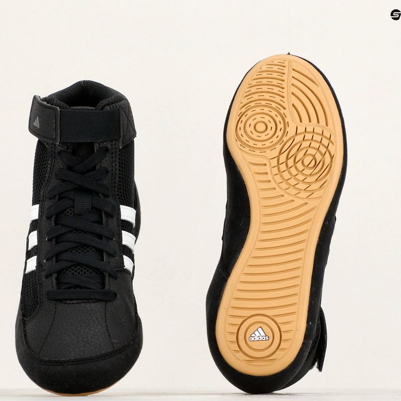 Încălțăminte de box pentru copii adidas Havoc black/white 11