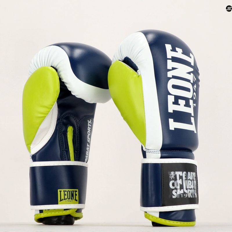 Mănuși de box LEONE 1947 Logo Wacs Boxing blue 11