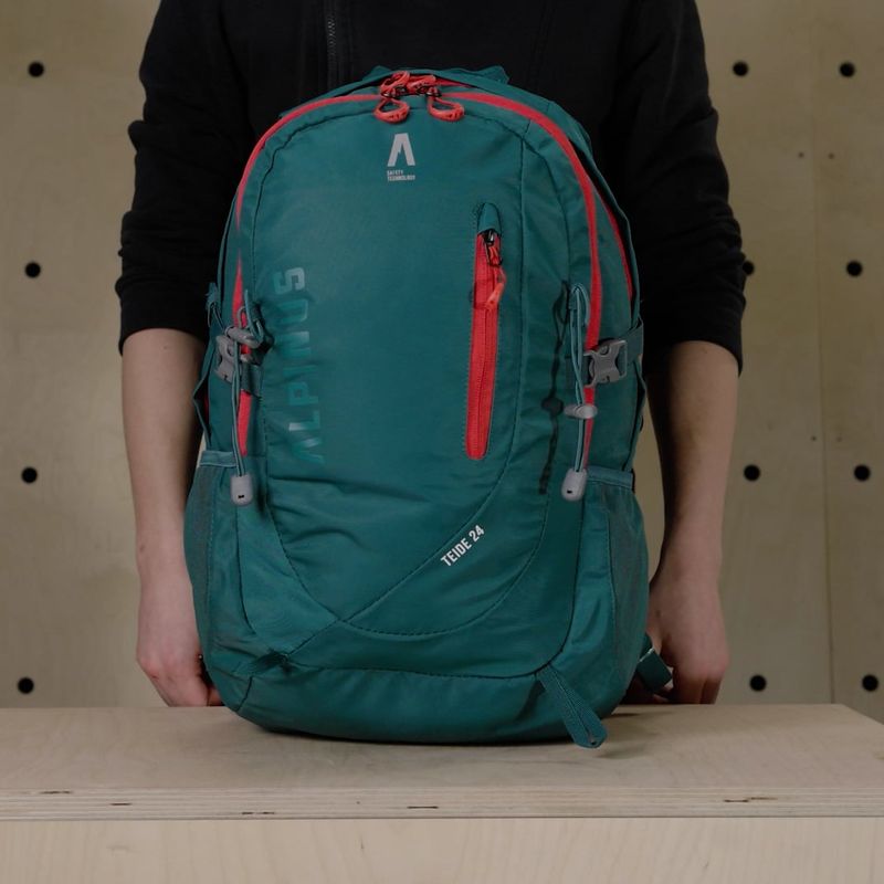 Rucsac turistic Alpinus Teide 24 l limonkowy 10