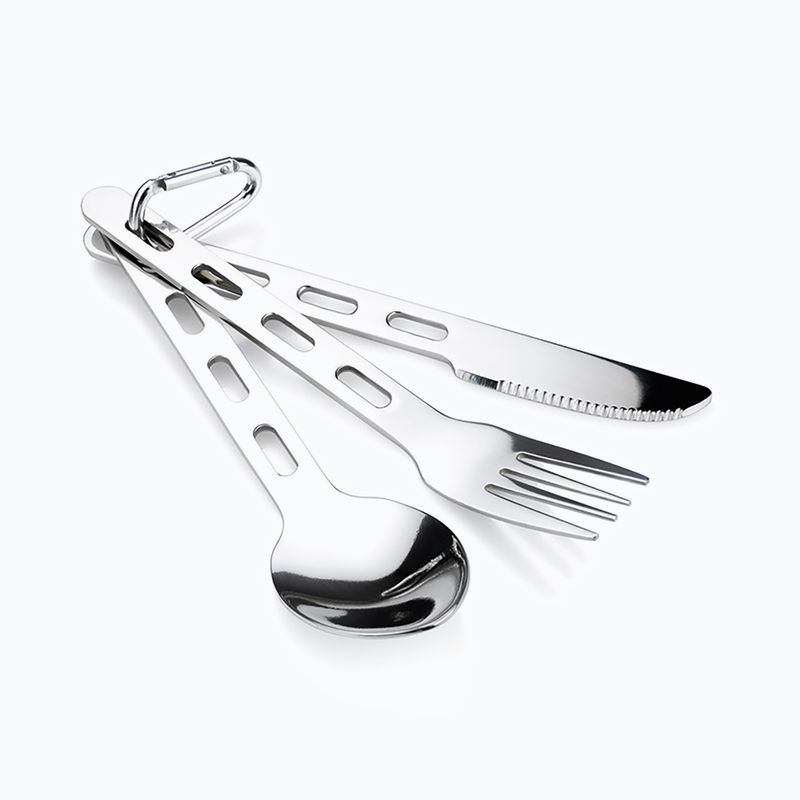 GSI Outdoors Glacier Stainless Ring Set de tacâmuri din argint 61003