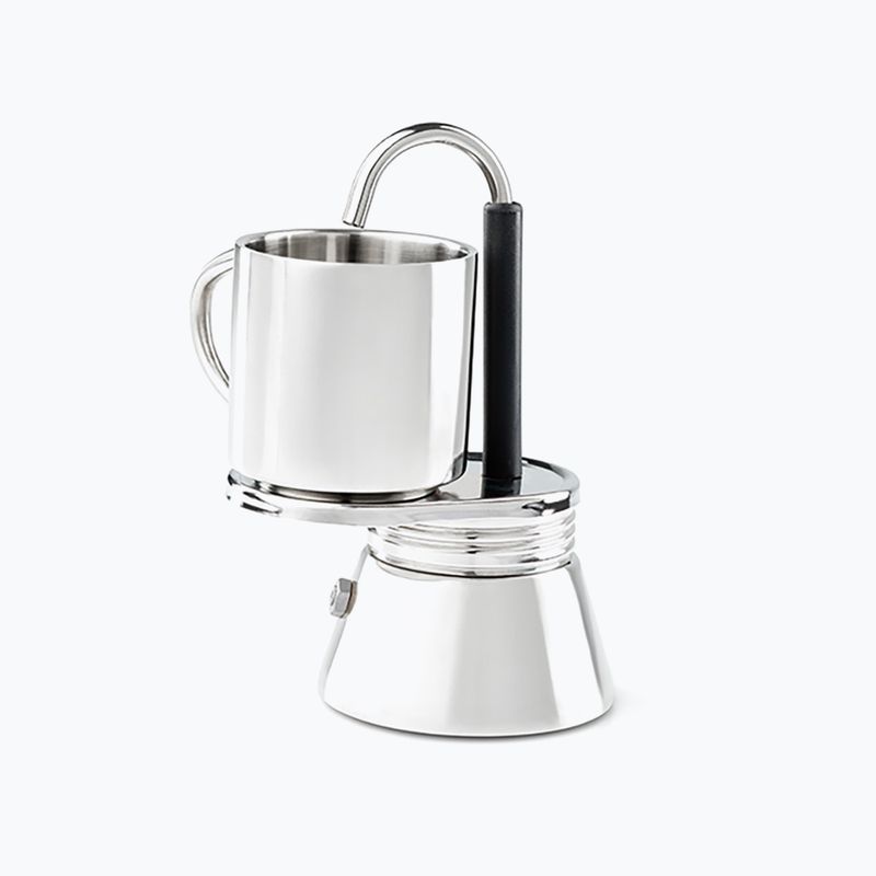 Aparat de cafea GSI Outdoors Miniespresso 1 ceașcă, argintiu 65102
