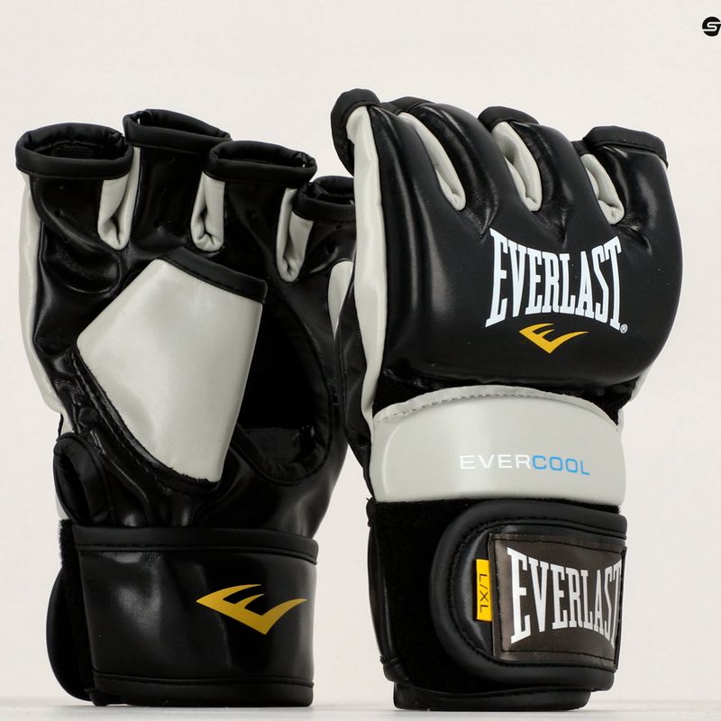 Mănuși de box EVERLAST Everstrike, negru, EV660 BLK/GRY-M/L 7