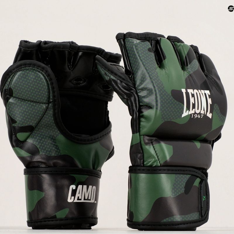 LEONE 1947 Camuflaj MMA verde GP120 mănuși de grappling MMA verde GP120 16