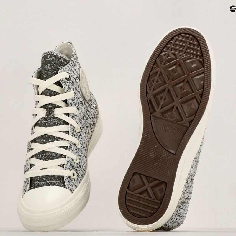 Adidași pentru femei Converse Chuck Taylor All Star Hi egret/cargo khaki/egret 9