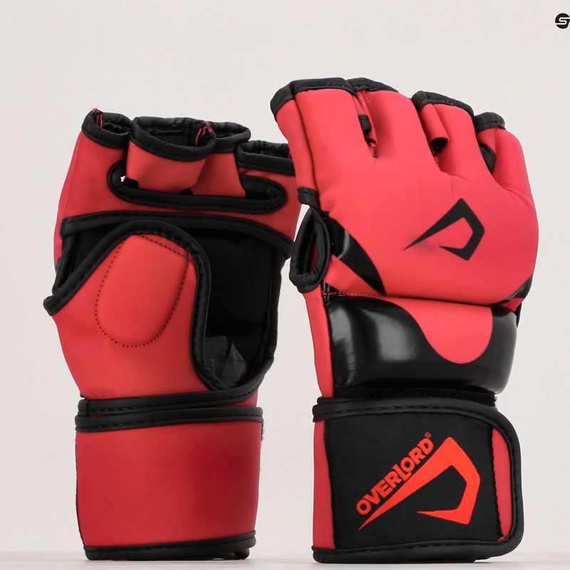 Overlord X-MMA mănuși de grappling roșu 101001-R/S 8