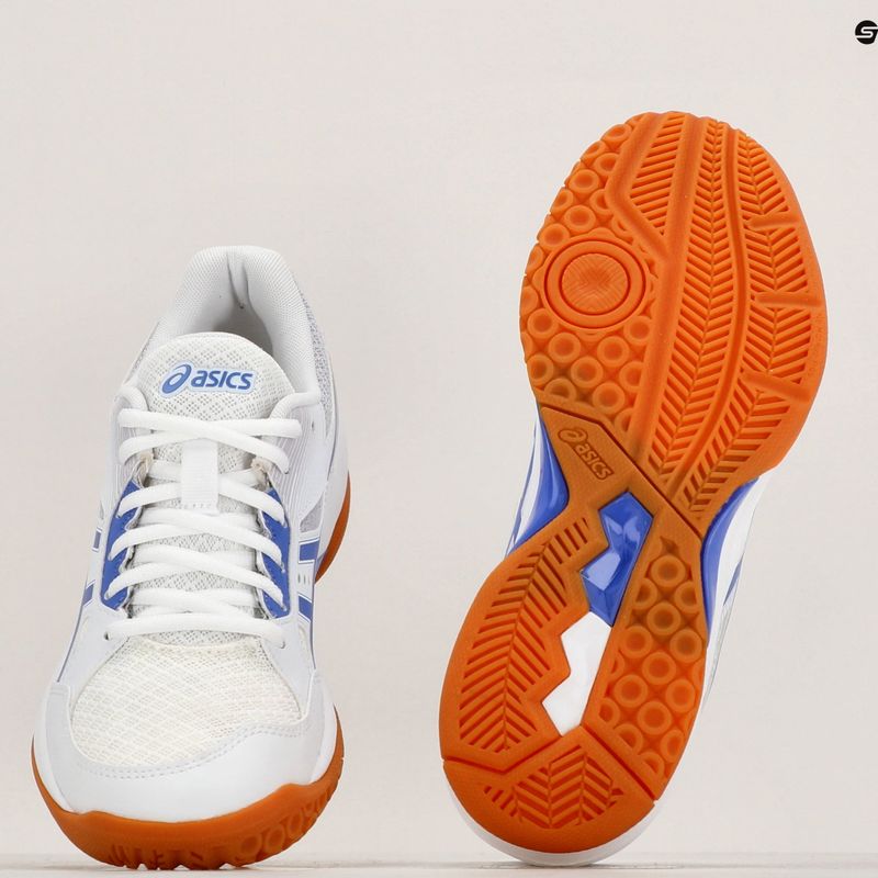 Încălțăminte de volei pentru femei ASICS Gel-Task 3 white/sapphire 9