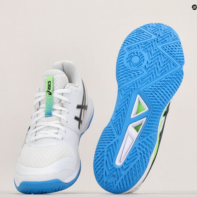 Încălțăminte de handbal pentru bărbați ASICS Gel-Tactic 12 white/lime burst 9