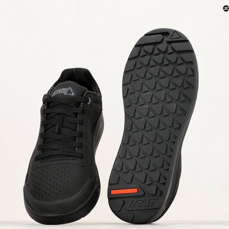 Pantofi de ciclism pentru bărbați Leatt 2.0 Flat stealth platformă stealth pentru bărbați 8