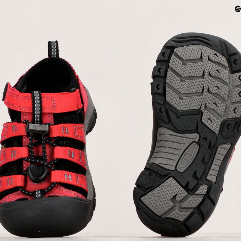 Sandale pentru copii KEEN Newport H2 ribbon red/gargoyle 8