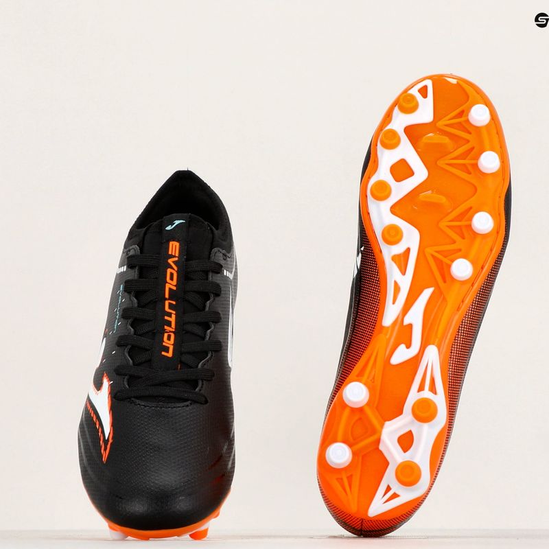 Încălțăminte de fotbal pentru bărbați Joma Evolution FG black/orange 10