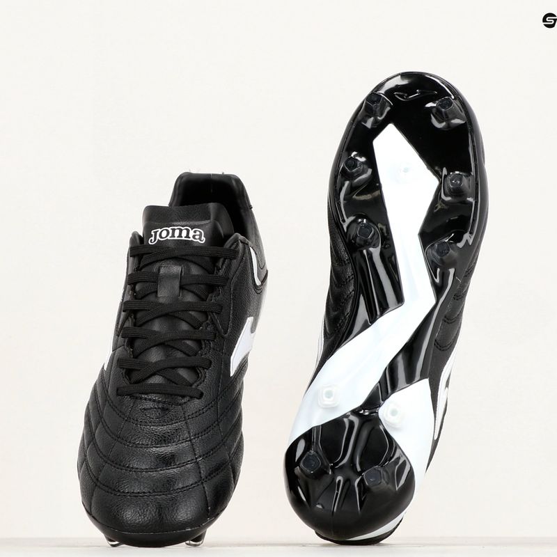 Încălțăminte de fotbal pentru bărbați Joma Aguila Cup FG black/white