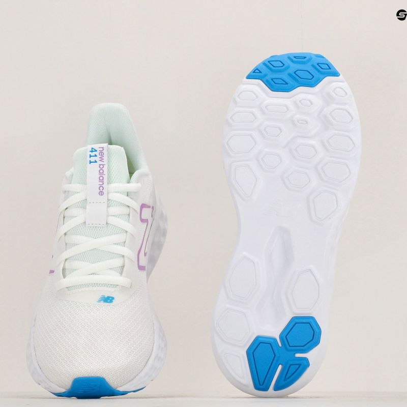 Încălțăminte de alergat pentru femei New Balance 411 v3 white 8