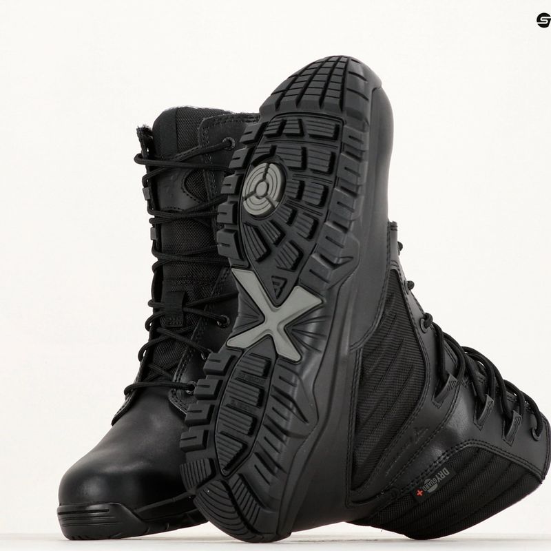 Încălțăminte pentru bărbați Bates GX X2 Tall Zip Dry Guard+ black 10
