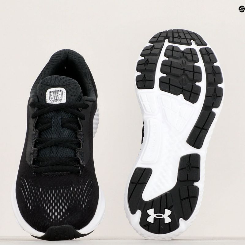 Încălțăminte de alergat pentru bărbați Under Armour Charged Rogue 4 black/white/white 8