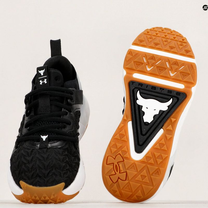 Încălțăminte de antrenament pentru bărbați Under Armour Project Rock 6 black/white/black 8