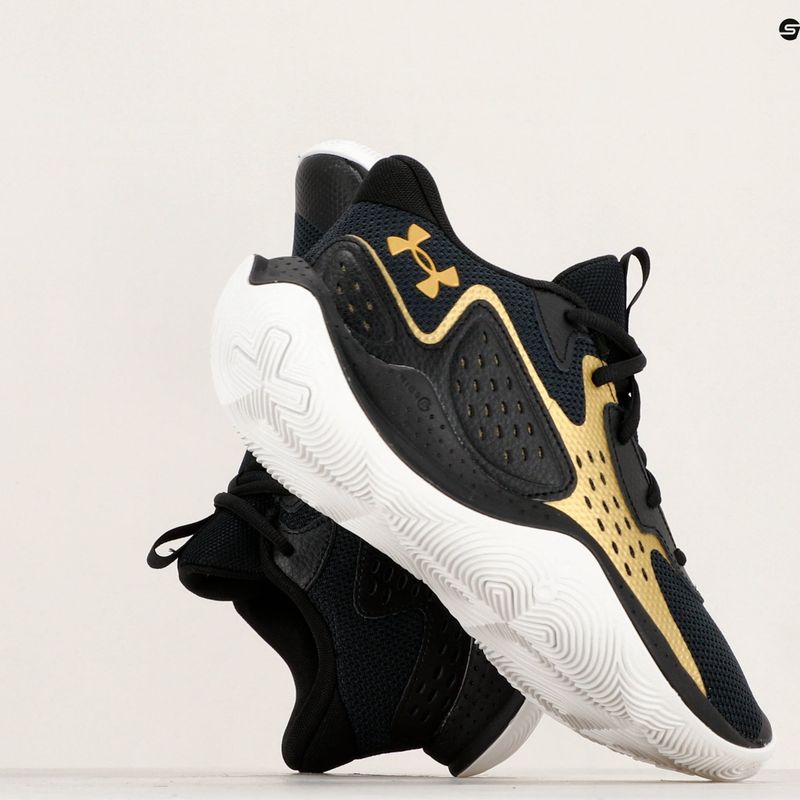 Încălțăminte de baschet Under Armour Jet' 23 black/metallic gold/metallic gold 8